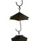 Weathered Finish Umbrella Rain Chain 61 inch Metal Outdoor Gutter Hanging Decor